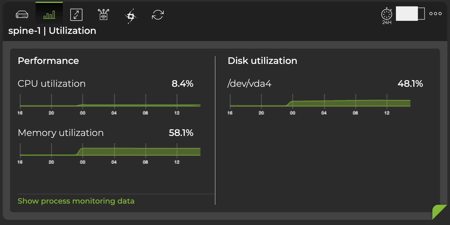 large switch card displaying attributes